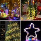 Christmas Porch String Lights, 16ft 50 LED Waterproof