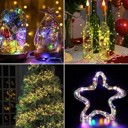 Christmas Porch String Lights, 16ft 50 LED Waterproof