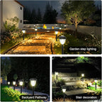 16-Pack Solar Path Lights, Outdoor Yard LED