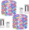 2-Pack Christmas String Lights, 132ft 400 LED Waterproof Twinkle Lights