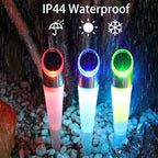 White Solar Pathway Lights 6-Pack, Driveway LED