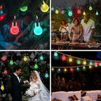 Globe Solar Hanging Lanterns 12-Pack, Decorative Outdoor Decor