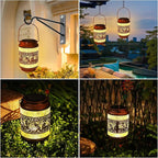 Solar Hummingbird Lanterns, Porch Hanging LED Decor