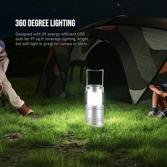 Solar Courtyard Lanterns 4-Pack, Patio Hanging LED Decor