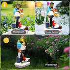 Gnome Solar Lawn Figurine Light, Waterproof