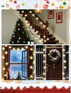 40 LED Christmas Twinkle Lights, 25ft Waterproof for Yard
