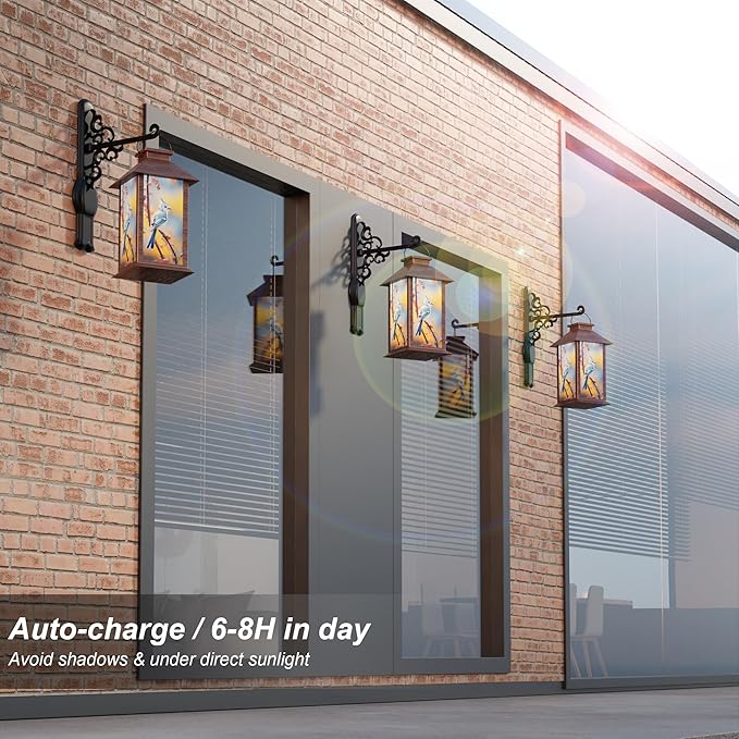 Bird Solar Hanging Lanterns, Decorative Garden Decor