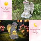 Solar Garden Statue Light, Yard Decor