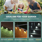 Solar Step Lights 16-Pack, Waterproof Patio