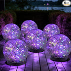 6-Pack Solar Landscape Lights for Driveway