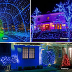 Christmas Porch String Lights, 33ft 100 LED Waterproof