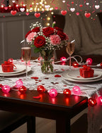 Outdoor String Lights, 25ft Red Waterproof LED
