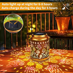 Metal Butterfly Solar Lanterns for Outdoor, Waterproof LED