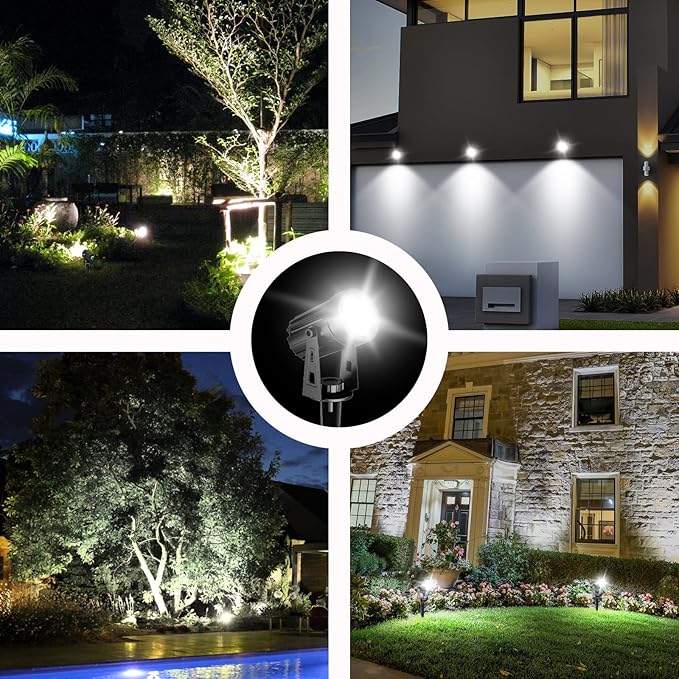Solar Landscape Spotlights, LED