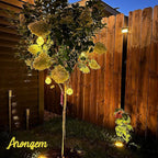 Warm White Solar Pathway Lights 12-Pack, Yard LED