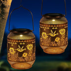 Charming Butterfly Solar Lanterns for Backyard, Waterproof LED