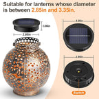 2-Pack Solar Path Lights, Outdoor Driveway LED