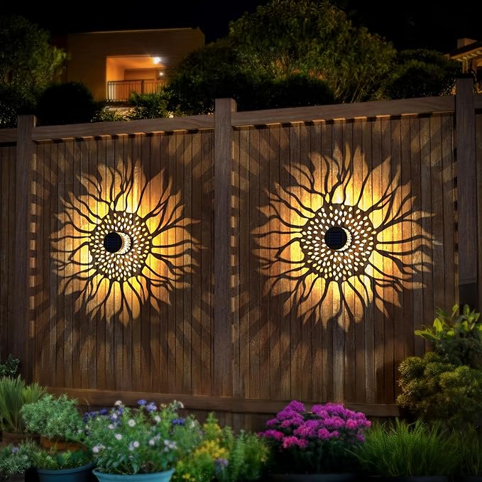 Solar Deck Lights 4-Pack, LED
