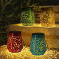 Garden Solar Lantern Set 4-Pack, Elegant Patio Lighting