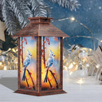 Backyard Solar Hanging Lanterns, Rustic Yard Decor