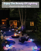 2-Pack Solar Landscape Lights for Driveway