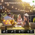54ft String Lights for Patio, Waterproof LED