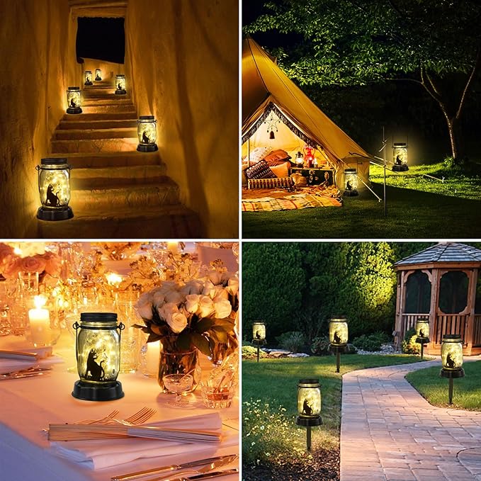Butterfly Solar Lanterns, Waterproof LED Outdoor Lights