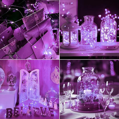 12-Pack Christmas Twinkle Lights, Waterproof for Patio