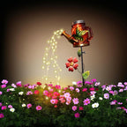 Solar Hummingbird Garden Statue Light, Outdoor Decor