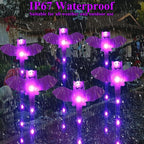 6-Pack Solar Path Lights, Outdoor Driveway LED