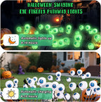 Green Solar Pathway Lights 2-Pack, Yard LED