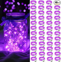 48-Pack Christmas LED String Lights, Waterproof Timer Lights