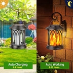 Solar Courtyard Lanterns 6-Pack, Yard Hanging LED Decor