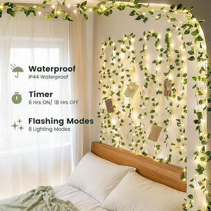 23ft Warm White String Lights for Patio, Waterproof LED