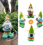Solar Gnome Garden Statue Light, Outdoor Decor