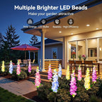 Flower Solar Lawn Figurine Light, Waterproof
