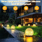 Warm White Solar Pathway Lights 2-Pack, Garden LED
