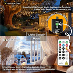Christmas Porch String Lights, 66ft 200 LED Waterproof