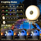 8ft Outdoor Edison String Lights, Weatherproof