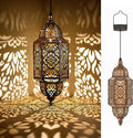 Moroccan Solar Pendant Light, Outdoor