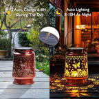 Butterfly Solar Lanterns, Waterproof LED Backyard Lights