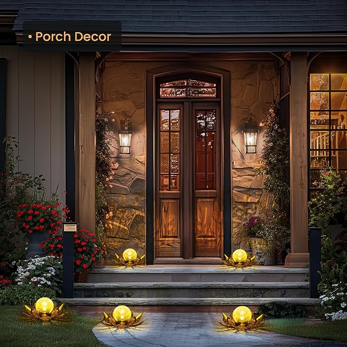 Solar Yard Path Lights, Waterproof