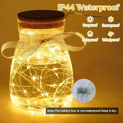 16ft Warm White String Lights for Backyard, Waterproof LED