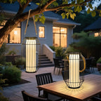 Solar Courtyard Lanterns, Patio Hanging LED Decor