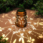 Dragonfly Solar Lanterns, Waterproof LED Backyard Lights