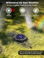 16-Pack Flat Solar Landscape Lights, Waterproof LED