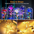 12-Pack 20 LED Christmas Twinkle Lights, 7ft Waterproof for Porch
