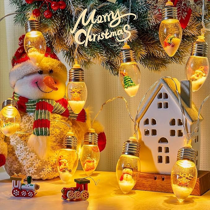 Christmas Patio String Lights, 5ft Waterproof