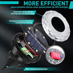Solar Flat Disk Lights 8-Pack, Waterproof Driveway