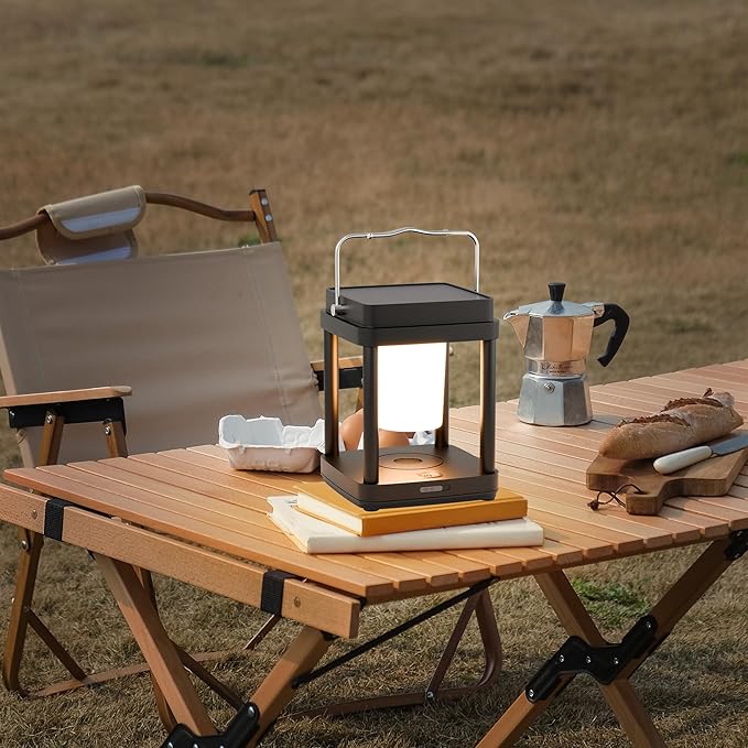 Courtyard Solar Lantern Set, Rustic Porch Lighting